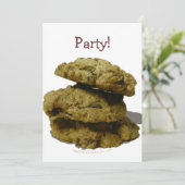 Invitation Pile de biscuits Amateurs de biscuits (Debout devant)