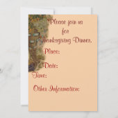 Invitation Pilgrim Girl avec style victorien (Dos)