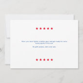 Invitation Pilote de chasse TopOne thème premier anniversaire (Dos)