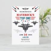 Invitation Pilote de chasseur de la Force aérienne Top one (Debout devant)