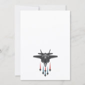 Invitation Pilote de chasseur de la Force aérienne Top one (Dos)