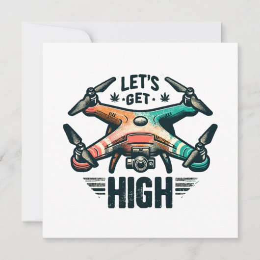 Invitation Pilote de drone (Devant)