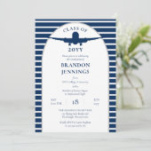 Invitation Pilote de ligne de l'école de pilotage de l'école (Debout devant)