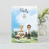 Invitation Pilote de l'industrie de l'aviation Golfeur à la b (Debout devant)