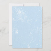 Invitation Pilote de pingouin bleu à l'aquarelle (Dos)