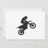 Invitation Pilote Motocross - Choisir la couleur arrière - pl (Dos)