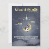 Invitation Pilotez-moi au mariage de la lune 2 - affiche de (Devant)