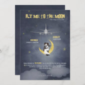Invitation Pilotez-moi au mariage de la lune 2 - affiche de (Devant / Derrière)