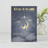 Invitation Pilotez-moi au mariage de la lune 2 - affiche de (Debout devant)