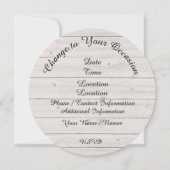 Invitation Piments du service des incendies (Dos)