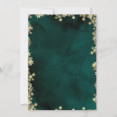 Invitation Pin de Noël, Stars Green Christmas Company (Dos)