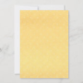 Invitation Pina Jaune Colada Anniversaire Cocktail Party (Dos)