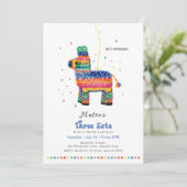 Invitation Piñata à l'anniversaire des Trois Esta (Debout devant)