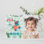Invitation Piñata Anniversaire Fête Fête Fille Garçon Mexicai (Debout devant)