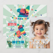 Invitation Piñata Anniversaire Fête Fête Fille Garçon Mexicai (Devant / Derrière)