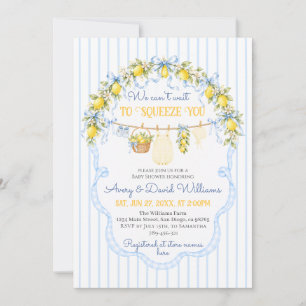 Invitation Pince de citron Citrus Bébé Garçon Vêtements Arc