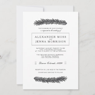 Invitation Pinceau minimal moderne