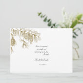 Invitation Pine Boughs 2 (Debout devant)