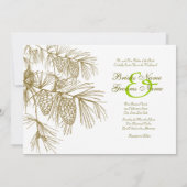 Invitation Pine Boughs 2 (Dos)