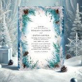 Invitation Pine Branche Frost Mariage d'hiver