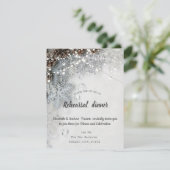 Invitation Pine Cone, Dîner de répétition des flocons de neig (Debout devant)