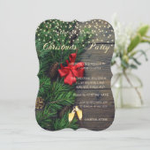 Invitation Pine cônes, Glase, Bois de la société Noël (Debout devant)