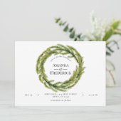 Invitation Pine d'hiver (Debout devant)