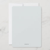 Invitation Pine Forest Noël (Dos)