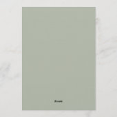 Invitation Pine Green Pinecone Winter Wedding (Dos)