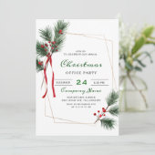 Invitation Pine Tree Corporate Noël (Debout devant)