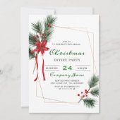 Invitation Pine Tree Corporate Noël (Devant)