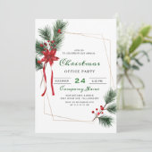 Invitation Pine Tree Corporate Noël (Debout devant)