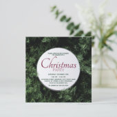 Invitation Pine Tree Noël (Debout devant)