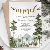Invitation Pine Tree Woodland Forest