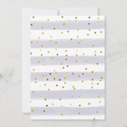 Invitation Pine Trees Snowflakes 1er anniversaire (Dos)