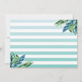 Invitation Pineappa Beach Luau Photo Anniversaire (Dos)