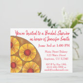 Invitation Pineappa Upside Down Cake Fête des mariées Party (Debout devant)