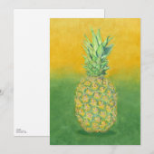 Invitation Pineapple Art (Devant / Derrière)