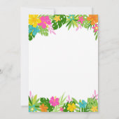 Invitation Pineapple Girl Birthday Aloha Hawaii Summer (Dos)