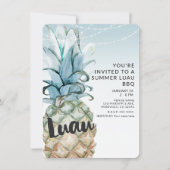 Invitation Pinède Tropicale & Lumières Guinguette Été BBQ Lua (Devant)