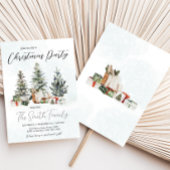 Invitation Pines d'hiver Noël