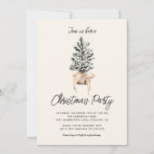 Invitation Pines d'hiver Noël (Devant)