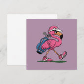 Invitation Ping Flamingo Golf Sunglasses Golf Lover  (Devant / Derrière)