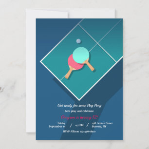 Invitation Ping Pong