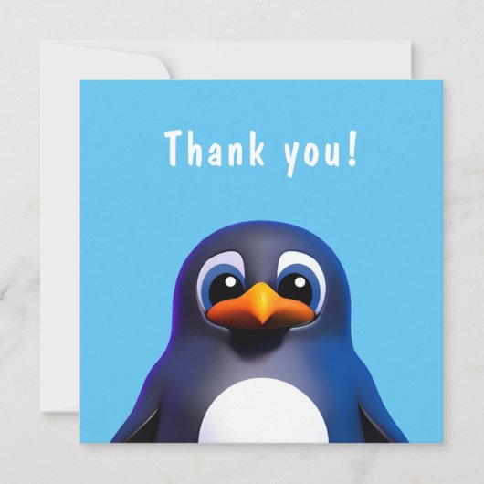 Invitation Pingouin (Devant)