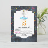 Invitation Pingouin - Animaux Fête Garçon Fille Anniversaire (Debout devant)