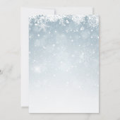 Invitation Pingouin bébé avec Baby shower Masque par courrier (Dos)