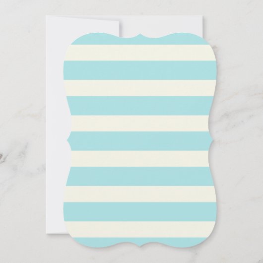 Invitation Pingouin mignon avec Bowtie Turquoise (Dos)