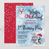 Pingouin | Snowman Winter ONEderland 1er anniversa