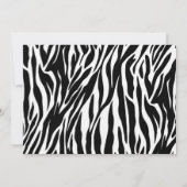 Invitation Pingouins Zebra Imprimer Les Filles d'Anniversaire (Dos)